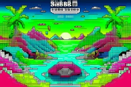 ALBUM COVER - 8BIT IBIZA TECHNO RAVE