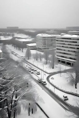 crystal city in snow