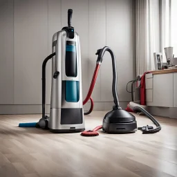 How large a vacuum can be cleaned by a vacuum cleaner?