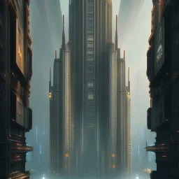 Gothic city,Metropolis on sea by fritz Lang,otto hung,futurismo