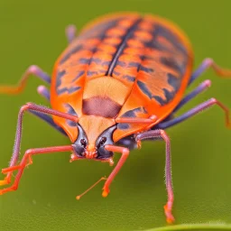 a man-faced_stink_bug, Catacanthus_incarnatus macro HDR photo