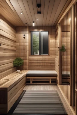 sauna interior design