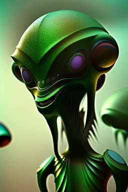 Strange aliens, 8k, finely detailed, photo realistic.