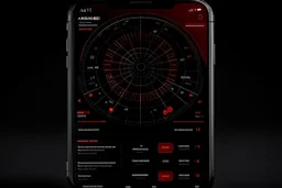 StableCog accurately visualizes the critical alert display as described: sleek and futuristic on a dark background. Features include "WARNING" in bold red, "Temporal Instability Detected" in striking red, a red exclamation mark icon, a small warning symbol, and a "[Details]" button. Text blinks or scrolls in vivid red, ensuring clarity. This focuses solely on the essential elements of the display without additional peripherals.