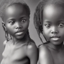 Rwandan children realistic