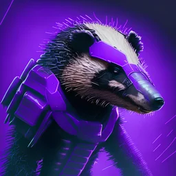 cyber honey badger (purple air)