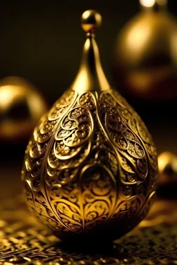 Dessin.islamique gold poir decoration