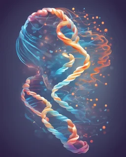 hair DNA vector illustration