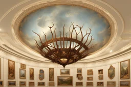 3D natural lighting museum ceiling