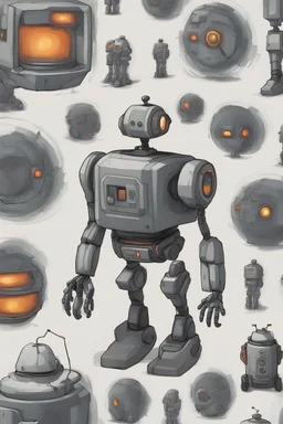Portal robot wallpaper