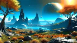 the changing of seasons in an alien planet similar to earth
