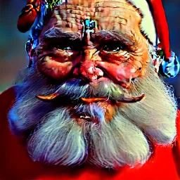 Santa eating children, hot pockets, Charles Manson, Pepsi, van gogh, praying mantis