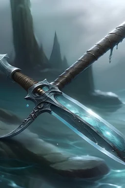 A D&D Artifact: A magical cutlass that can manipulate water and unleash watery projectiles.