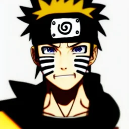 Naruto, Portrait 3d, très détaillé, très réaliste, sombre