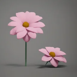 Flower 3d rendering