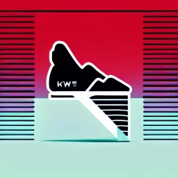 logo design, letter ‘w’, letter ‘k’, letter ‘s’, West kicks, sneakers, hype culture, minimal, inspiration are the mountains, waves and sea