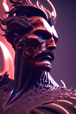 will to power embodied in Friedrich Nietzsche, strong, psychedelic, invincible, violent, blood, concept art, smooth, extremely sharp detail, finely tuned detail, ultra high definition, 8 k, unreal engine 5, ultra sharp focus, fantasy