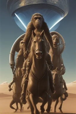 "planet of the apes" meets "Dune"