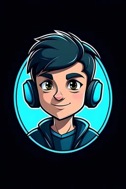 Gaming boy avatar logo design