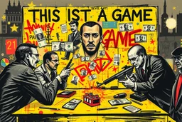 this isnt a game this is financial warfare style of basquiat