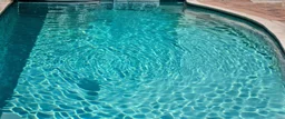 the rippled surface of the water in a pool, just the watter