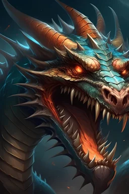 A angry big dragon NFT
