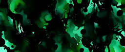 Black emerald jade green abstract pattern watercolor background. Stain splash rough daub grain grunge. Dark shades. Water liquid fluid. Design. Template.