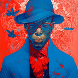 portrait of gangsta by james jean