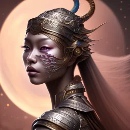 sango fantasy, fantasy magic, intricate, sharp focus, illustration, highly detailed, digital painting, concept art, matte, artgerm and paul lewin and kehinde wiley, masterpiece sexy lips Asian afro lips black African lady body Asian Dragon head silver bright rain lady outer space pretty skull head