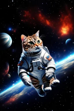 Cat in space