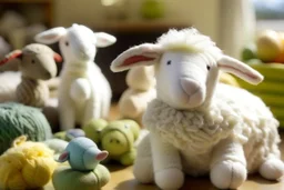 Plushie, the gentle and caring sheep, observed that sometimes toys felt a little left out. Organizing a "Kindness Day," Plushie encouraged each toy to perform small acts of kindness. They shared toys, exchanged stories, and created a stronger bond, discovering that kindness could be as contagious as laughter.