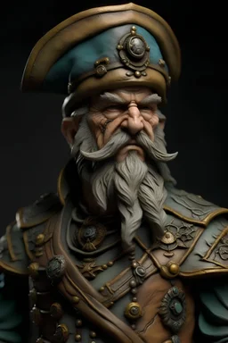Fantasy weathered ship captain