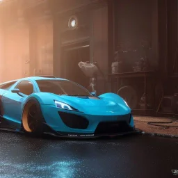 photo of a ultra realistic modified sport car,vinly, sunny, springs, cinematic lighting, studio lighting, 4k, hyper realistic, focused, landscape, extreme details, unreal engine 5, cinematic, masterpiece