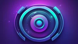 значок,звук, в стиле магии, холодные тона,