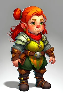 female dwarf with red hair