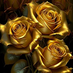 golden roses