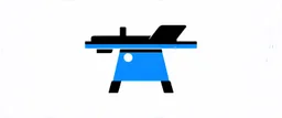 sideview of table saw symbol