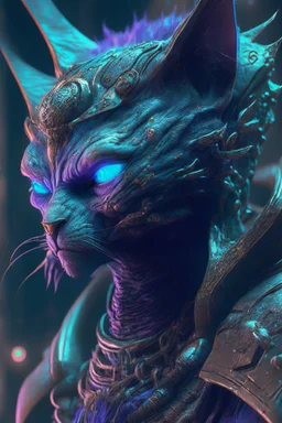 Cat man alien,FHD, detailed matte painting, deep color, fantastical, intricate detail, splash screen, complementary colors, fantasy concept art, 32k resolution trending on Artstation Unreal Engine 5