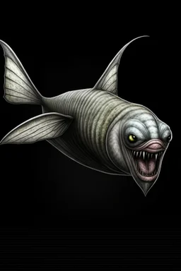 Moth / shark / human hybrid
