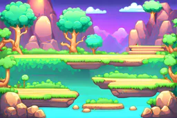 HORIZONTAL 2D GAME BACKGROUNDS