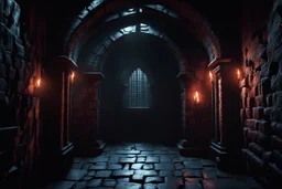 a cell in a dungeon. Dark gothic fantasy. photorealistic. 4k
