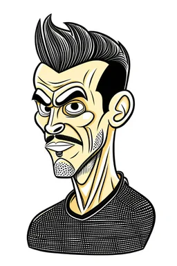 Gareth Bale Footballer cartoon 2d