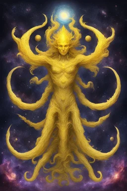 cosmos yellow elder god of ballance and perfection cosmic the creator