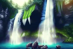 Epic waterfall