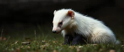 albino badger has emotional breakdown in limbo