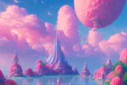  sky pink blue, full of details, smooth, bright sunshine，soft light atmosphere, light effect，vaporwave colorful, concept art, smooth, extremely sharp detail, finely tuned detail, ultra high definition, 8 k, unreal engine 5, ultra sharp focus