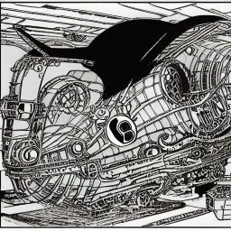 mix between the captain nemo submarine and the beatle yellow submarine by disney in a seabed imagined by winsor mccay