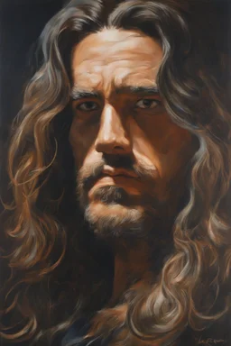 Oil on canvas, chiaroscuro, deep shadows, fairytale, 16th century masterpiece, rich deep colors, highly detailed portrait Superman, long black hair, blue eyes, slight smile, Boris Vallejo, Frank Frazetta, Julie bell, Caravaggio, Rembrandt, Michelangelo, Picasso, Gilbert Stuart, Gerald Brom, Jim Lee, Alex Ross, Dorian Vallejo, Stan Lee Lunar Display, northern lights, glowing, beautiful, Boris Vallejo, Frank Frazetta, Julie bell, Caravaggio, Rembrandt, Michelangelo, Picasso, Gilbert Stuart, Gerald