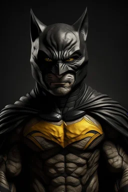 A picture of a tiger in the form of a batman, a professional, high JPEG image