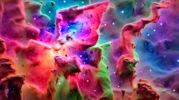 colorful star nebula